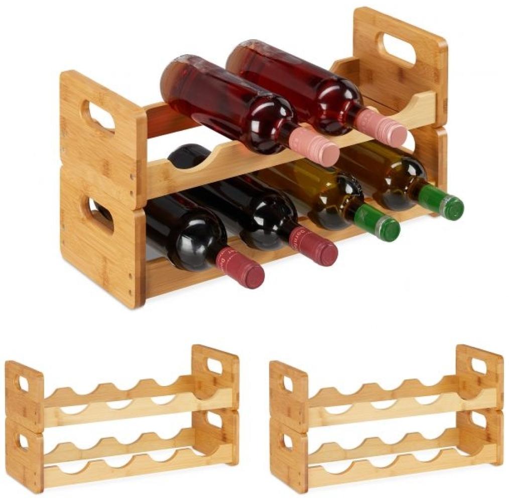 3 x Weinregal für je 8 Flaschen Bild 1