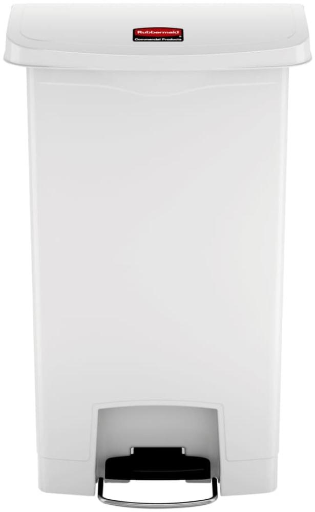 Rubbermaid Step-on Mülleimer Slim Jim 50 L Weiß 445376 Bild 1