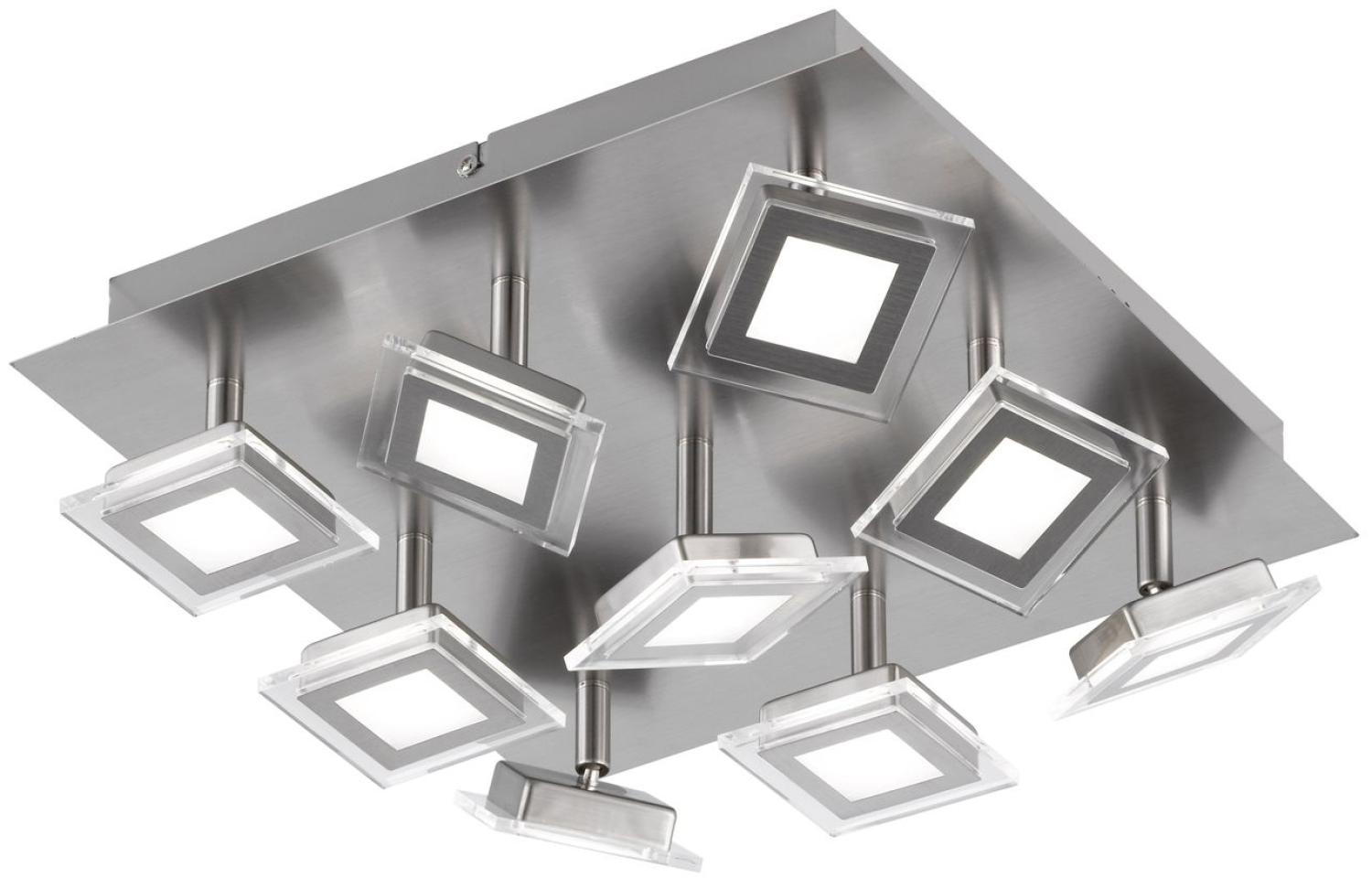 Wofi LED Deckenleuchte Deckenlampe 9x5W 3000K 2700 lumen Warm Weiss ersetzt 250W12843 Bild 1