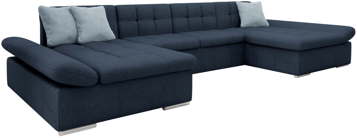 Wohnlandschaft Alia Premium (Farbe: Maya 09 + Mokka 71) Bild 1