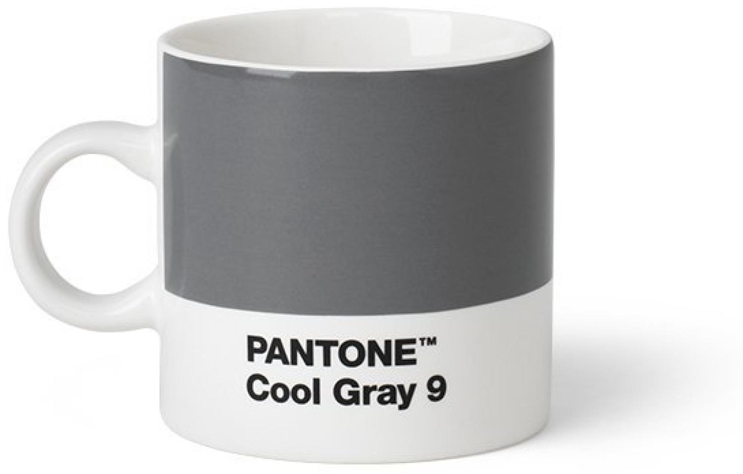 Pantone Porzellan Espressotasse, Cool Gray 9, 120ml Bild 1