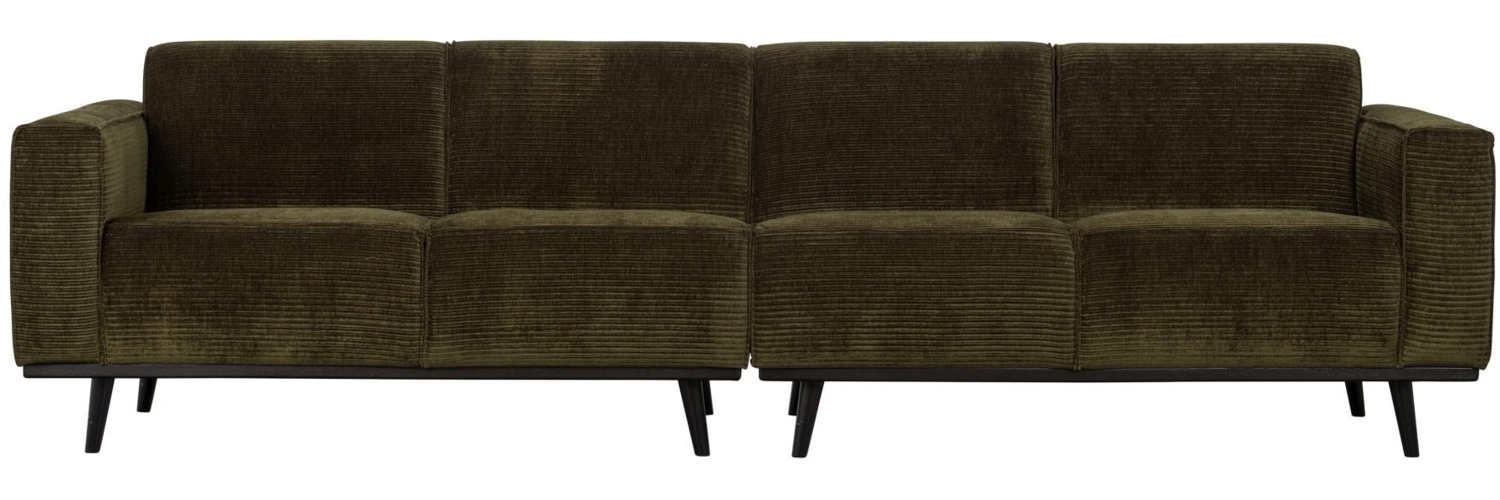 Sofa Statement L aus gewebten Jacquard, Olive Bild 1