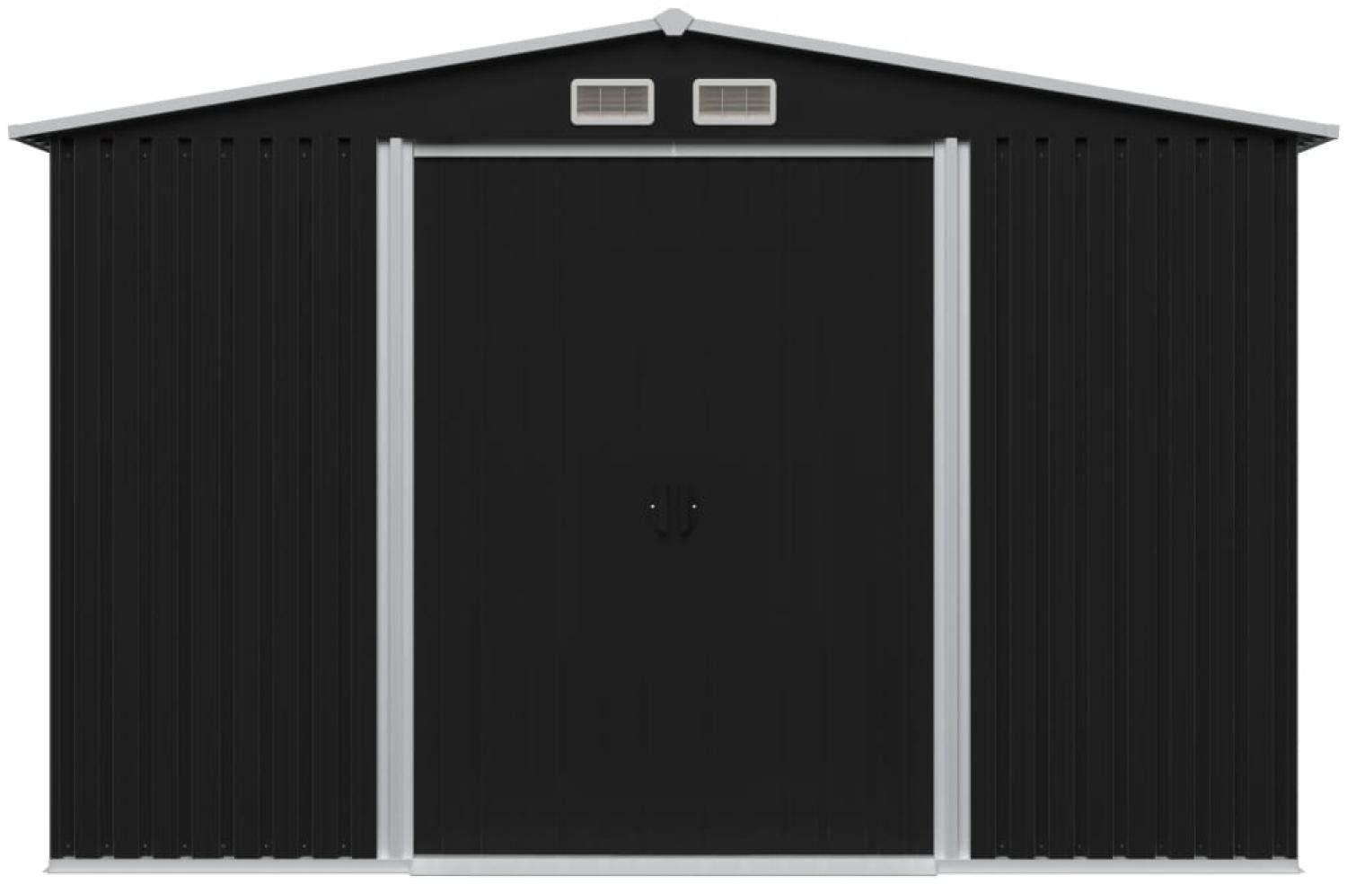 vidaXL Geräteschuppen Anthrazit Stahl 257x205x178 cm 47030 Bild 1