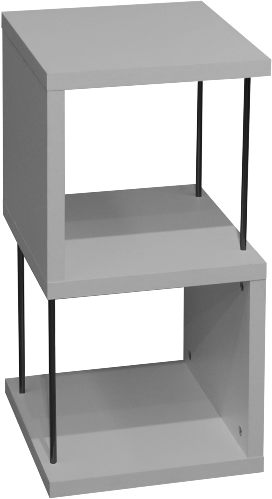 Regal Elga 33x33x65 Bücherregal Standregal kreidegrau matt lack 14815 Bild 1
