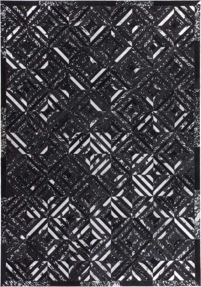 Teppich SchoenesWohnen24 Spark 410 Schwarz / Silber 120x170 cm Bild 1