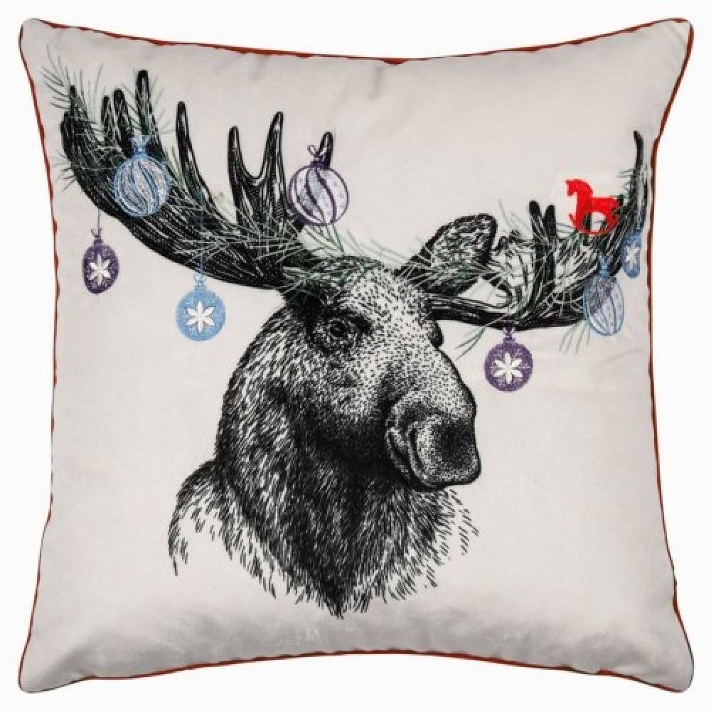 pad Kissenhülle Elk Elchkopf Rot (45x45cm) 11297-X152-4545 Bild 1