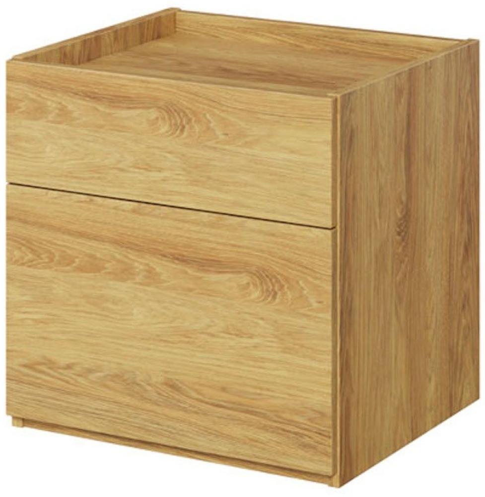 Nachtkonsole Nachtschrank Teen Flex 45x40x45cm Hickory Natur Bild 1