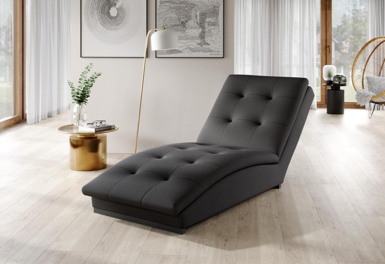 Wohnideebilder Doro Dunkelgrau Chaiselongue CH-DOR-06NU Bild 1