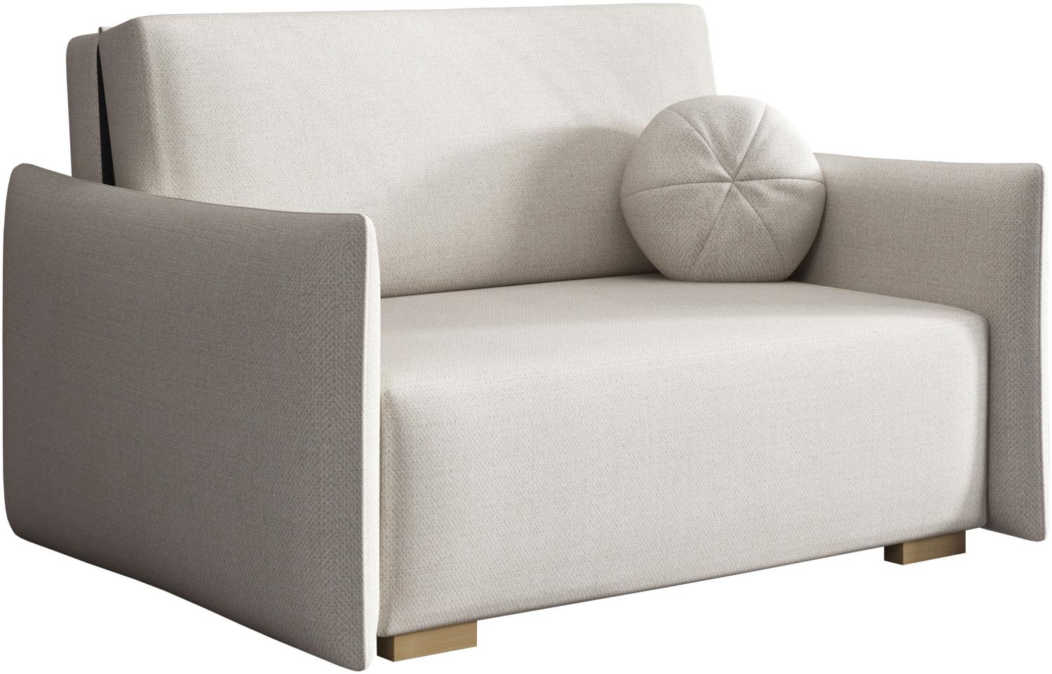 Sofa Viva Glov II mit Schlaffunktion, 2 Sitzer Schlafsofa mit Bettkasten (Farbe: Soul 01) Bild 1