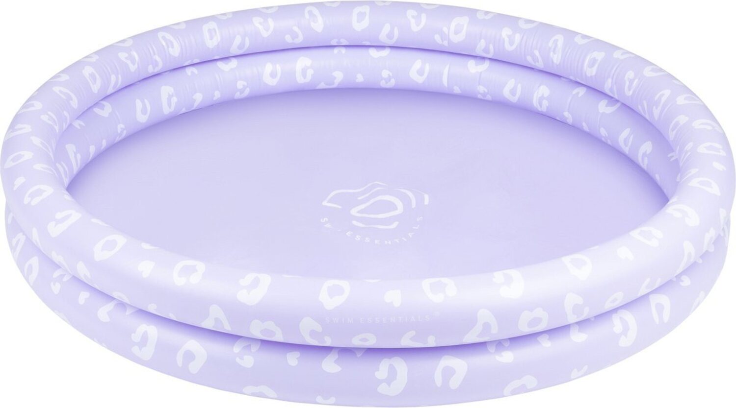 Swim Essentials Pool Swim Essentials Swimming Pool 100 cm Lila Leopard 100x20 cm Bild 1