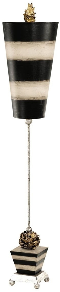 Tischleuchte, Stahl, Schwarz, H 112 cm Bild 1