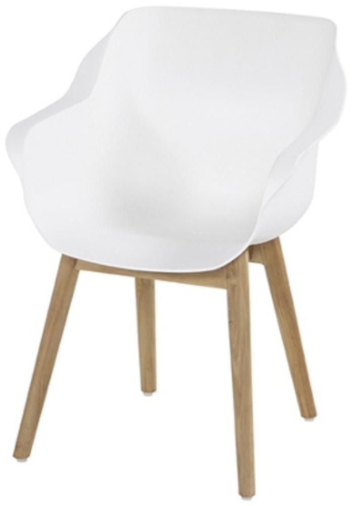 Sophie Dining Sessel Teak 2er Set (royal white) Bild 1