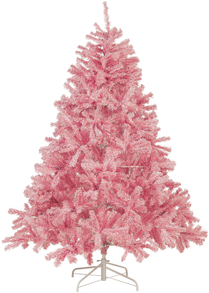 Künstlicher Weihnachtsbaum 180 cm rosa FARNHAM Bild 1