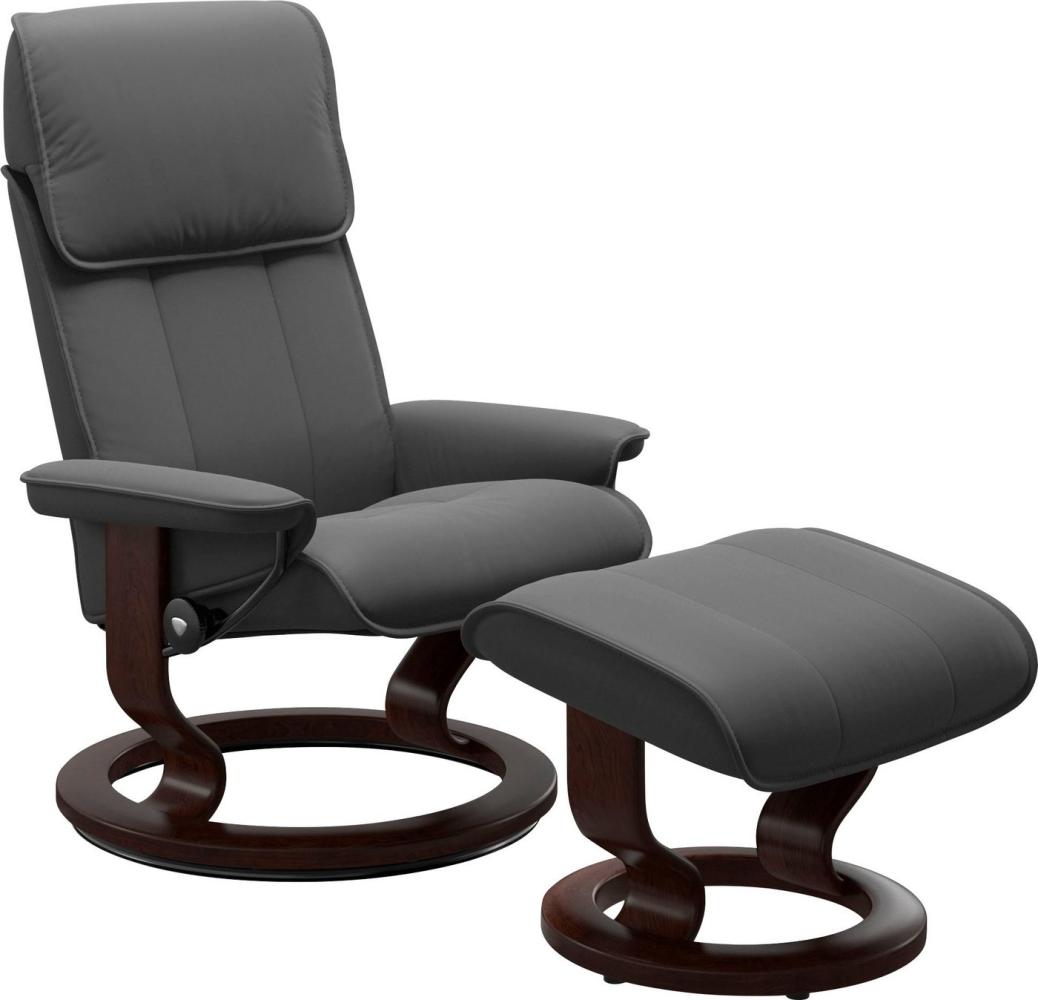 Stressless® Relaxsessel Admiral, mit Classic Base, Größe M & L, Gestell Braun Bild 1