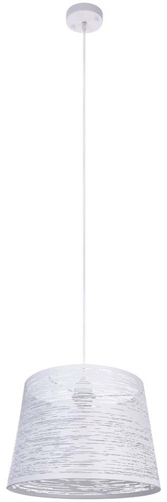 Hängeleuchte, Metall, Kabel, weiß Bild 1