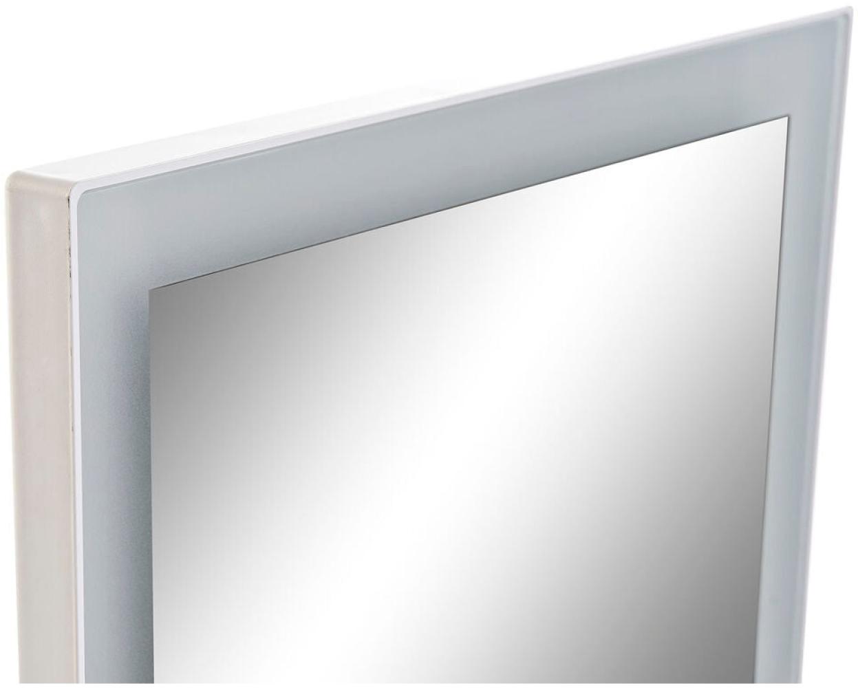 LED Tischspiegel DKD Home Decor 30 x 2 x 40 cm Metall Weiß Bild 1