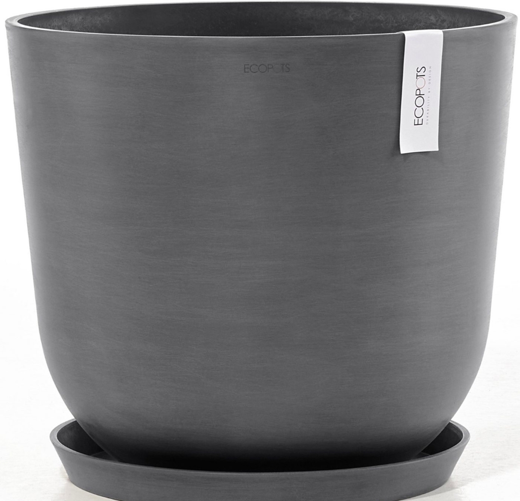 Ecopots Pflanztopf Oslo Ø 45 x 39,2 cm grau Bild 1