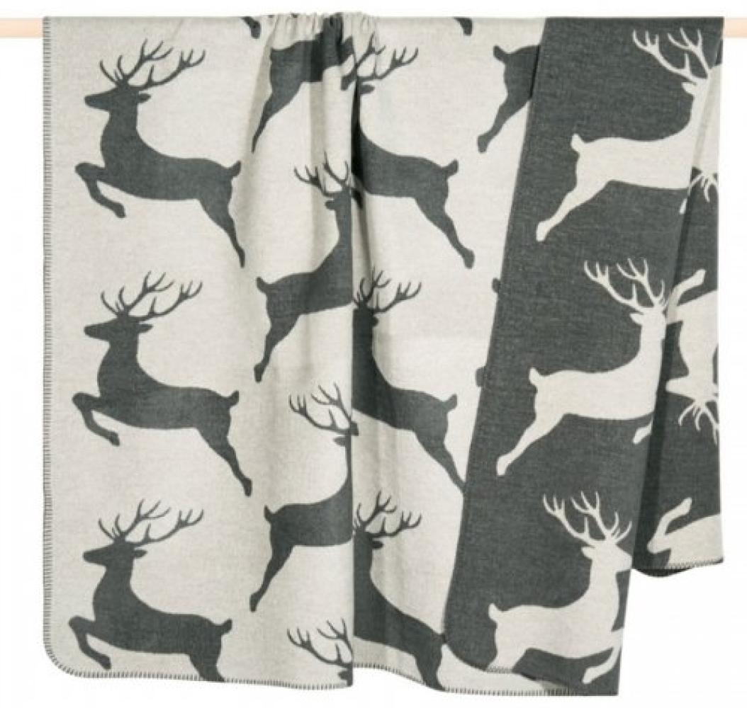 pad Decke Bouncer Hirsch Grau (150x200 cm) 11808-U25-1520 Bild 1