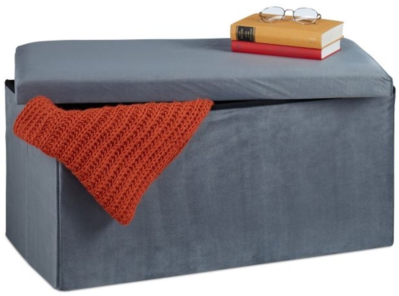 Faltbare Samt Sitzbank Bild 1