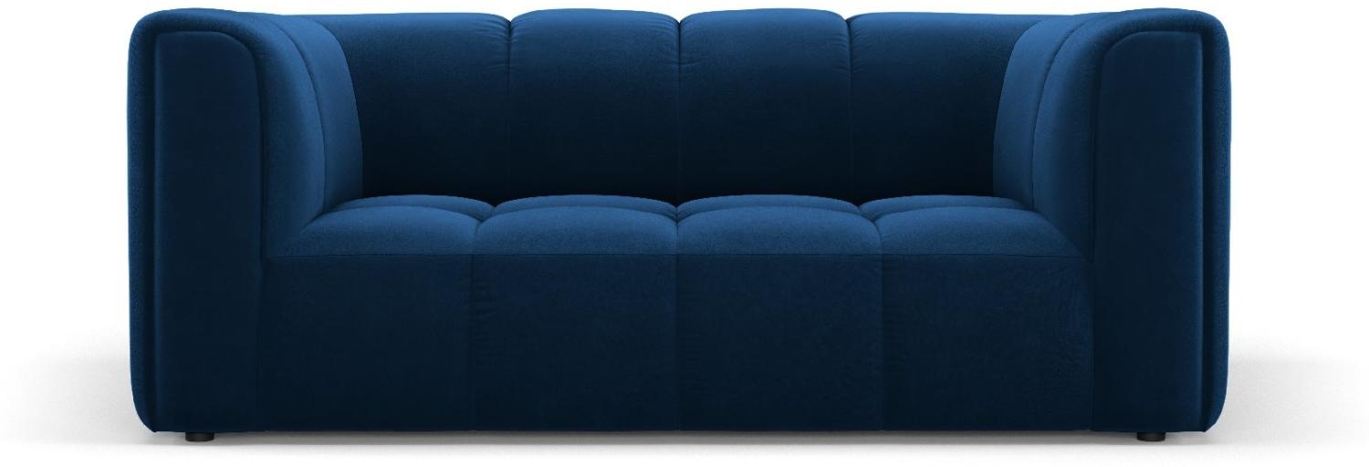 Micadoni Sofa Serena 2-Sitzer Samtstoff Königsblau Bild 1