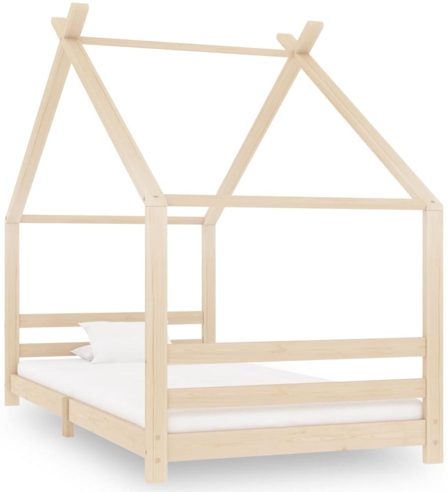Hausbett >3003004< (LxBxH: 206 x 98 x 155 cm) in natur - 206 x 98 x 155 (LxBxH) Bild 1