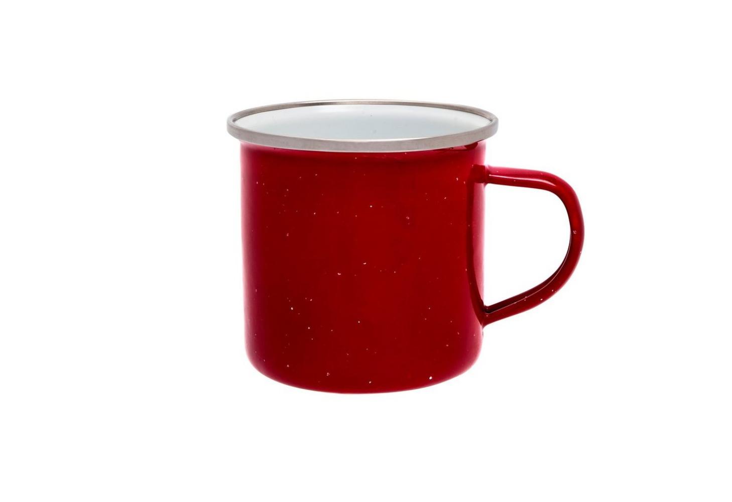 Origin Outdoors Emaille Tasse, 360 ml, rot Bild 1