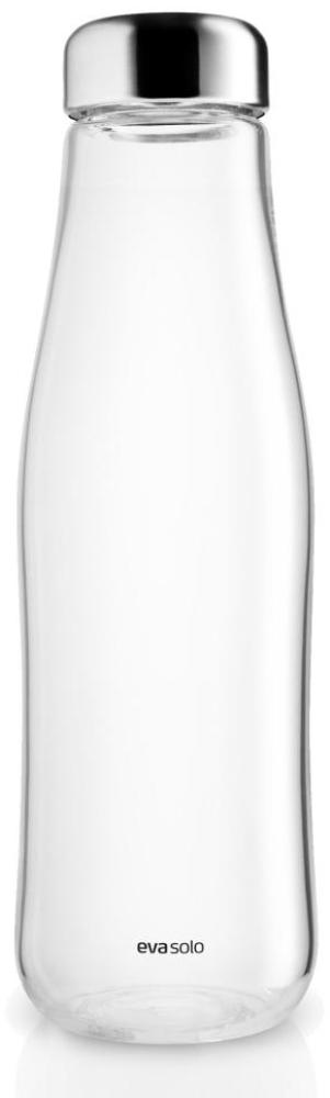 Eva Solo Glaskaraffe, Wasserkaraffe, Krug, Borosilikatglas, Edelstahl, Transparent, 1. 3 L, 557475 Bild 1