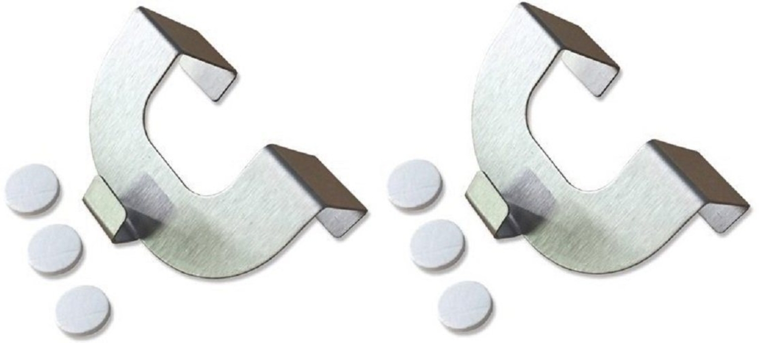 Fensterhaken Metall 4 cm U-Form 2-er Pack Bild 1