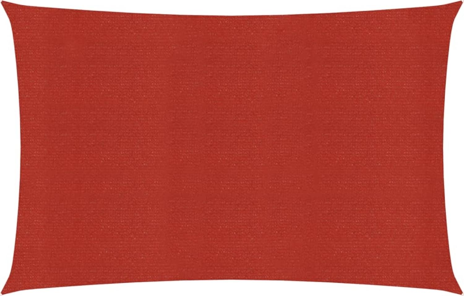 vidaXL Sonnensegel 160 g/m² Rot 2,5x4,5 m HDPE 311620 Bild 1