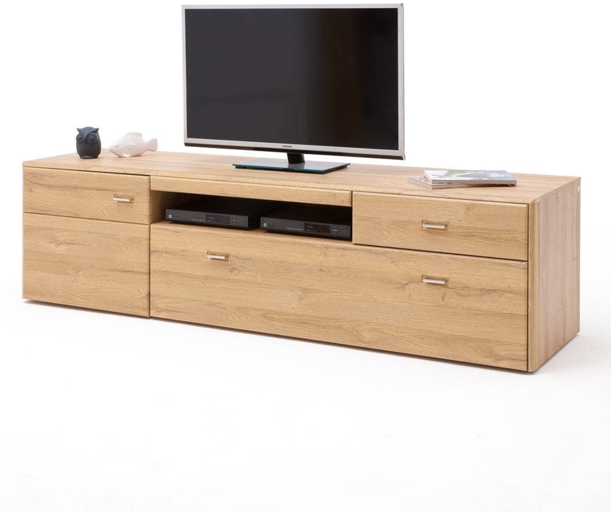 TV-Lowboard FERROL-05 Wohnwand Fernseh Schrank in Grandson Oak Nb. - B/H/T: 205/55/52cm Bild 1