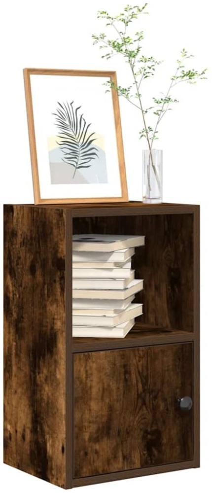 vidaXL Bücherregal Räuchereiche 31x24x52 cm Holzwerkstoff Bild 1