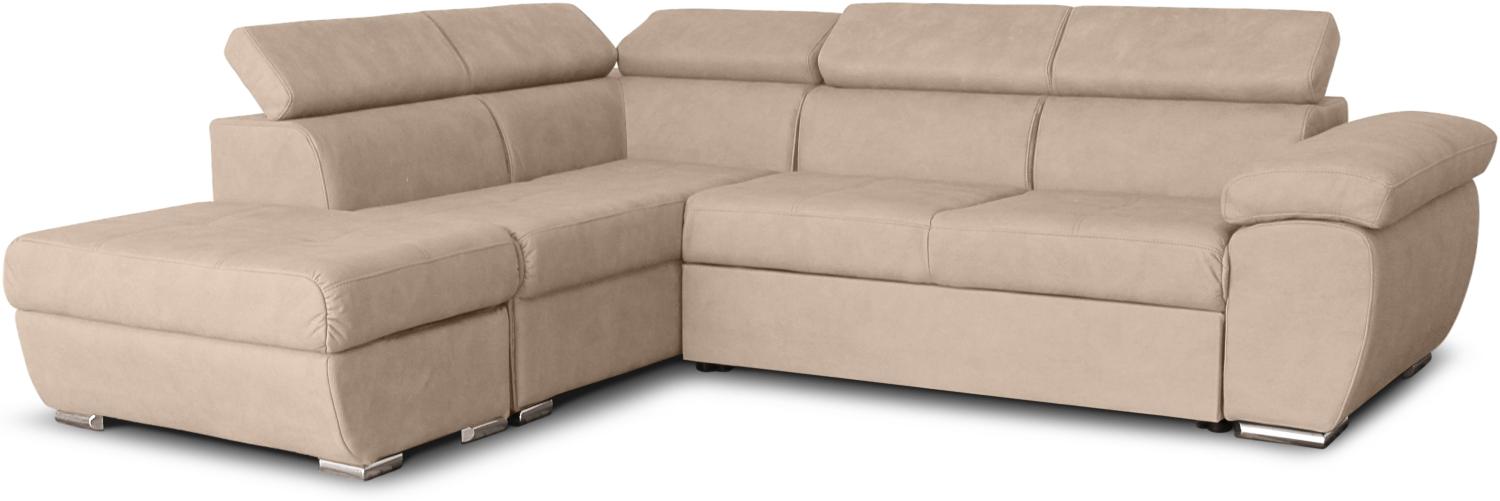 Fina Ecksofa Links, Mozart - Beige Bild 1