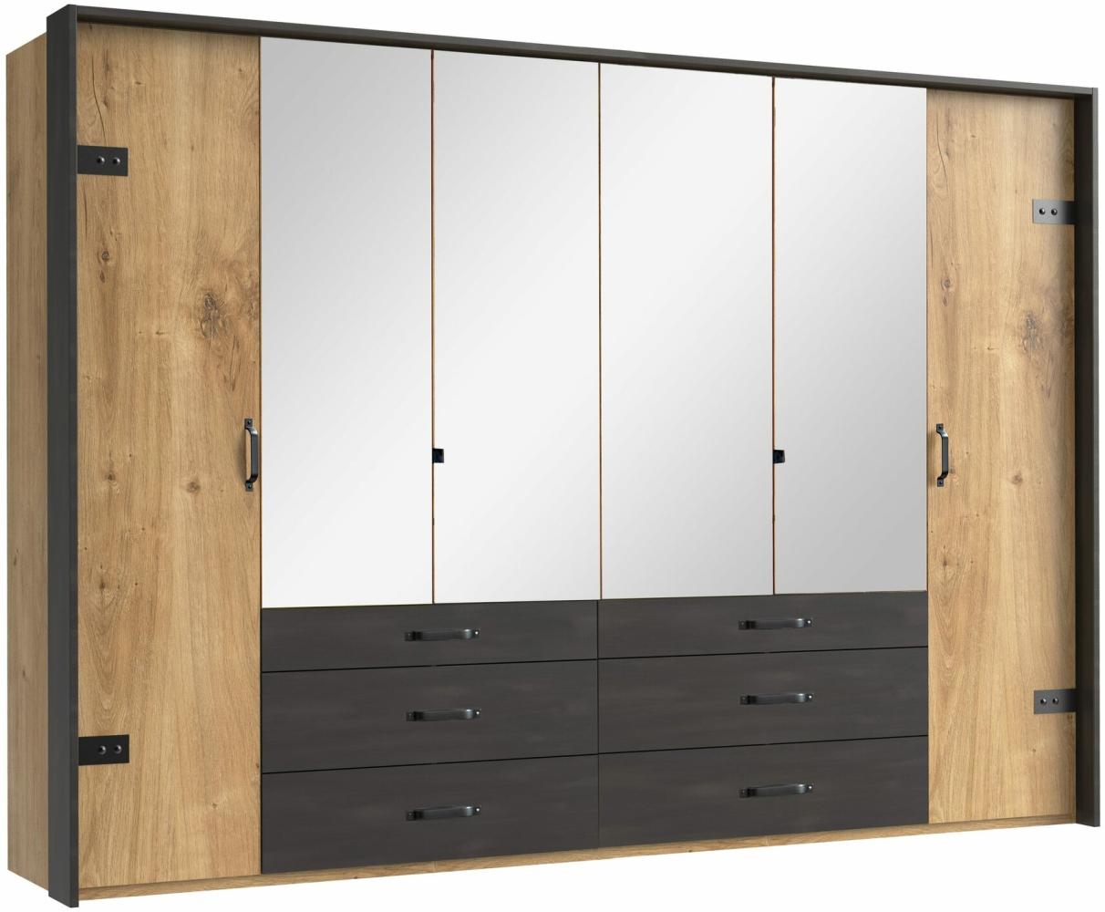 Stylefy Sydney Drehtürenschrank Plankeneiche Bild 1