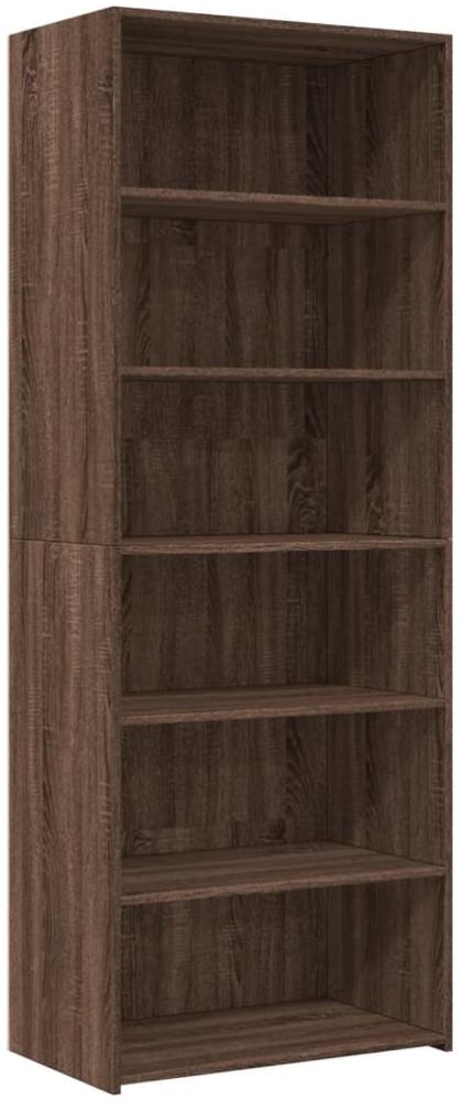vidaXL Highboard Braun Eichen-Optik 70x41x185 cm Holzwerkstoff 3281693 Bild 1