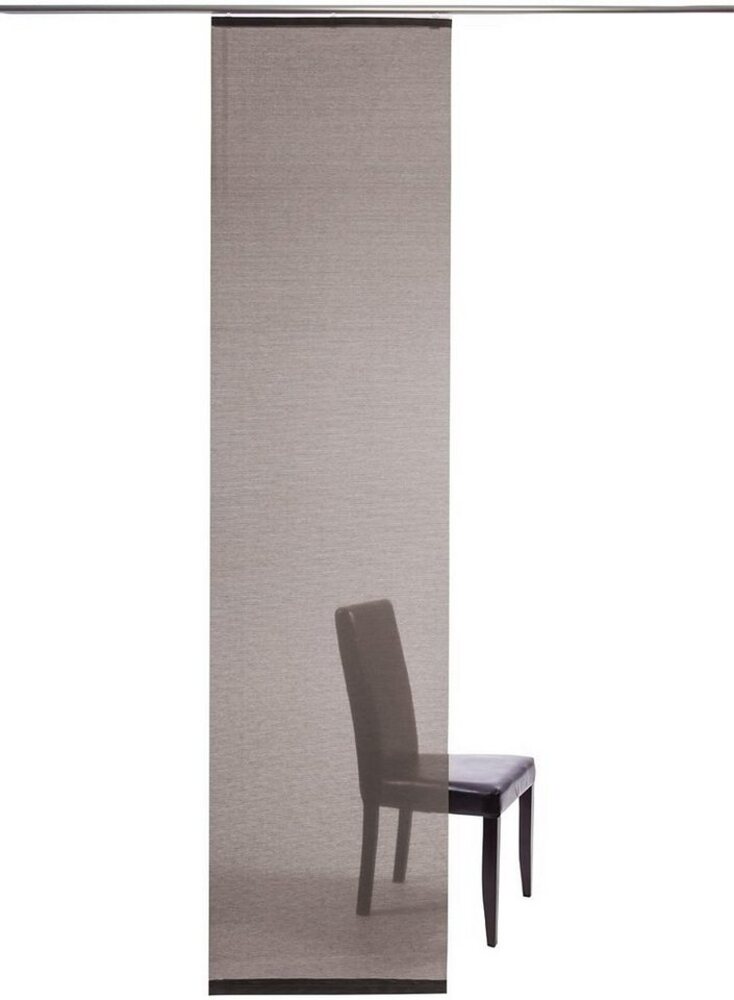 Homing Flächenvorhang Manhatten 60x245cm braun Vorhang Wohnzimmer Schlafzimmer Bild 1