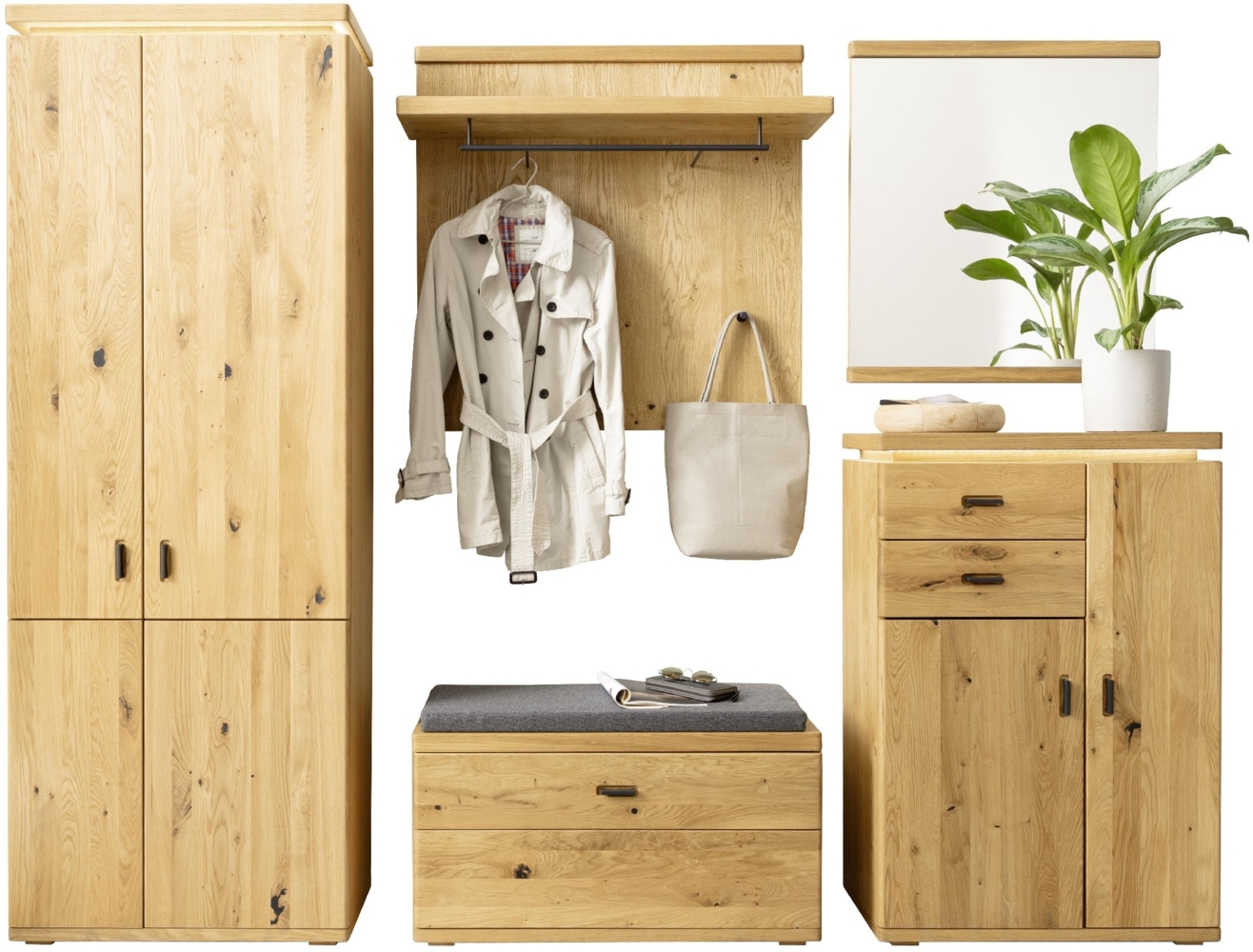 Garderobenset BARCELONA (BHT 260x204x38 cm) Bild 1