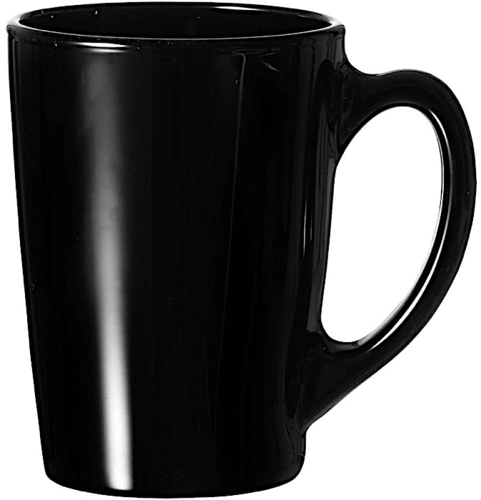 Hartglas-Geschirr Fresh schwarz - Kaffeebecher Fresh schwarz Bild 1