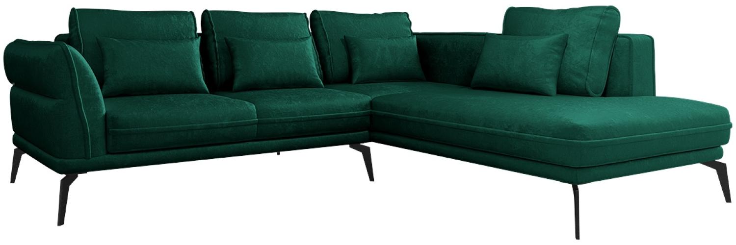 Ecksofa Bakira (Farbe: Monolith 37, Seite: Rechts 2R-OT) Bild 1