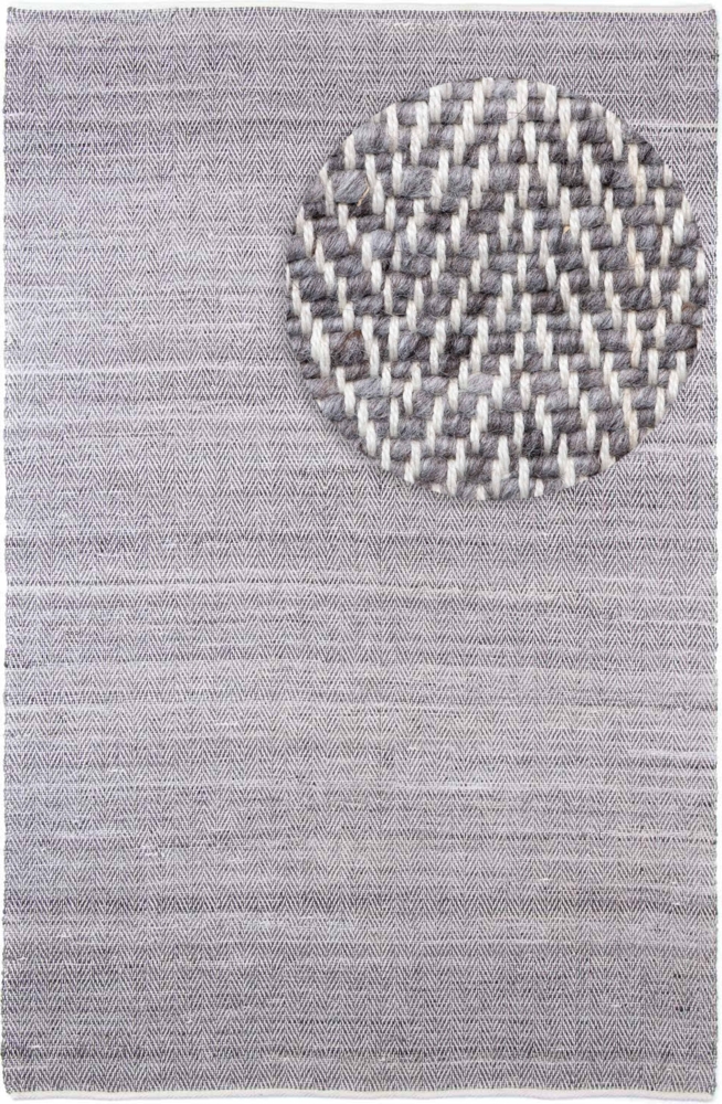 Morgenland Kelim Teppich - Trendy - Dream - rechteckig - 230 x 160 - Grau Bild 1