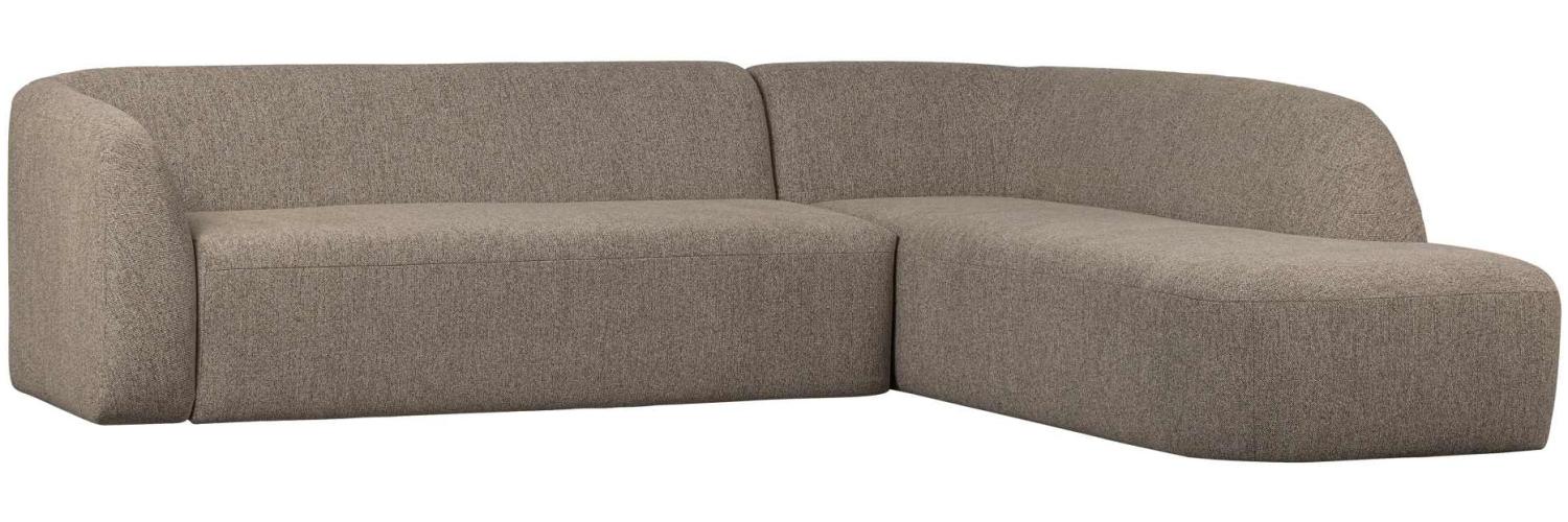 Ecksofa Sloping, Rechts, Braun Bild 1