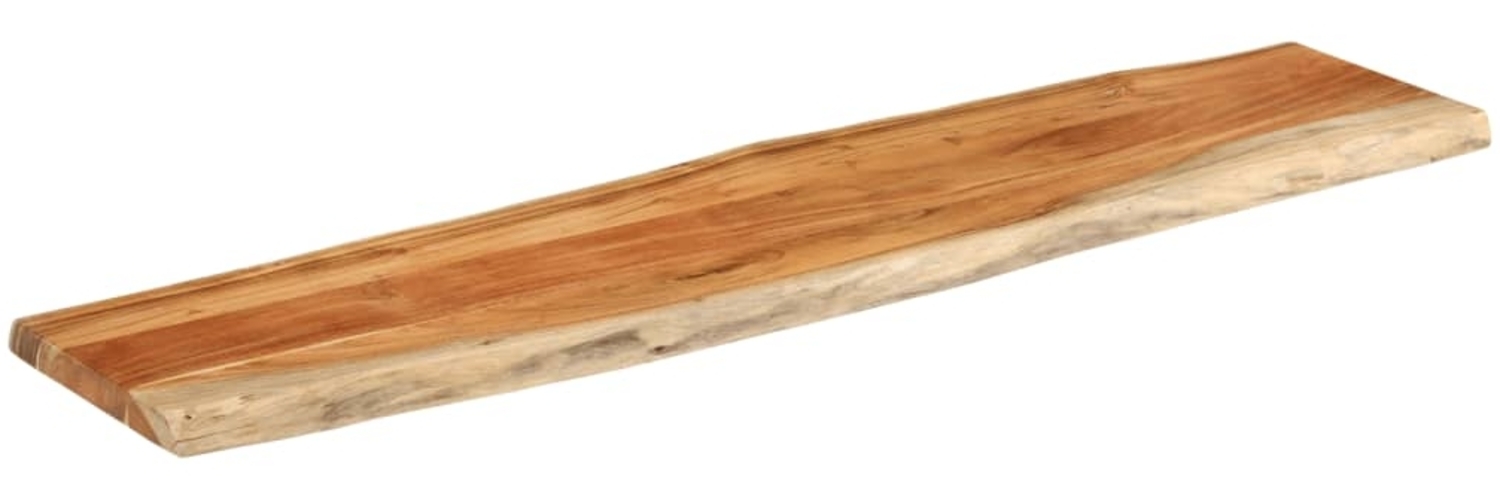 vidaXL Tischplatte 160x40x3,8cm Rechteckig Massivholz Akazie Baumkante 370640 Bild 1
