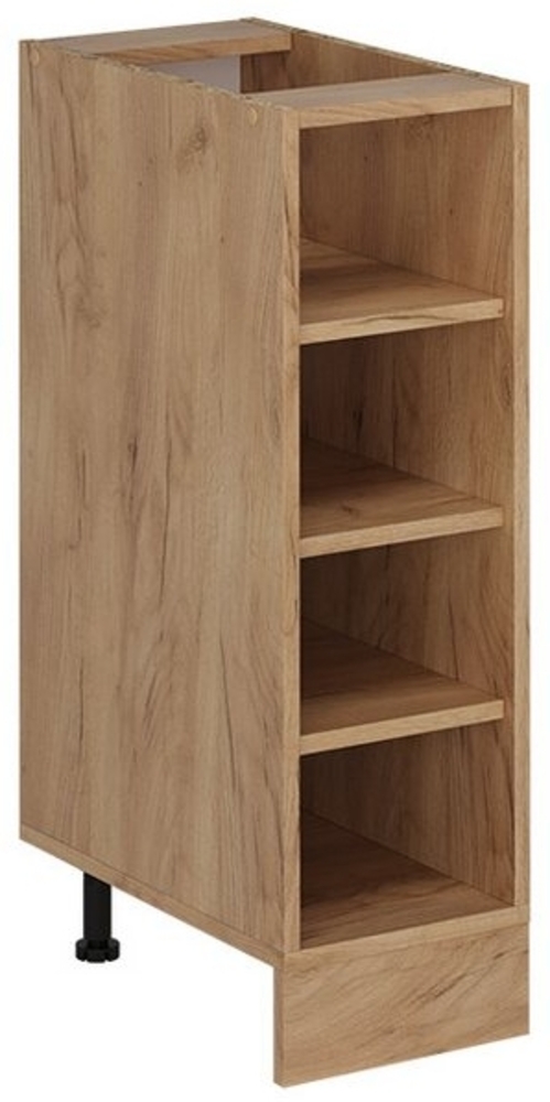 Küchenregal R-Line Goldkraft Eiche 25 cm ohne Arbeitsplatte Vicco Bild 1