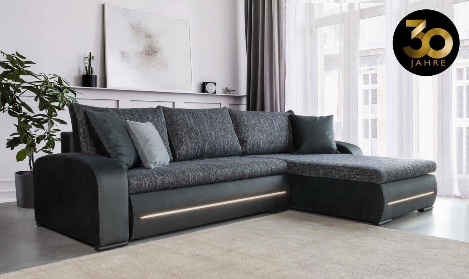 COLLECTION AB Ecksofa 30 Jahre Jubiläums-Modell Wind L-Form, inkl. Schlaffunktion und Bettkasten, frei im Raum stellbar Bild 1