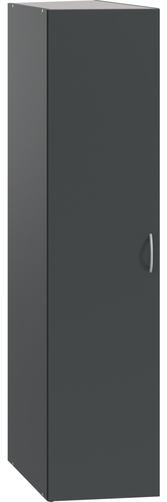 Eckschrank >MRK Multiraumkonzept< in GRAPHIT - 40x185x54cm (BxHxT) Bild 1