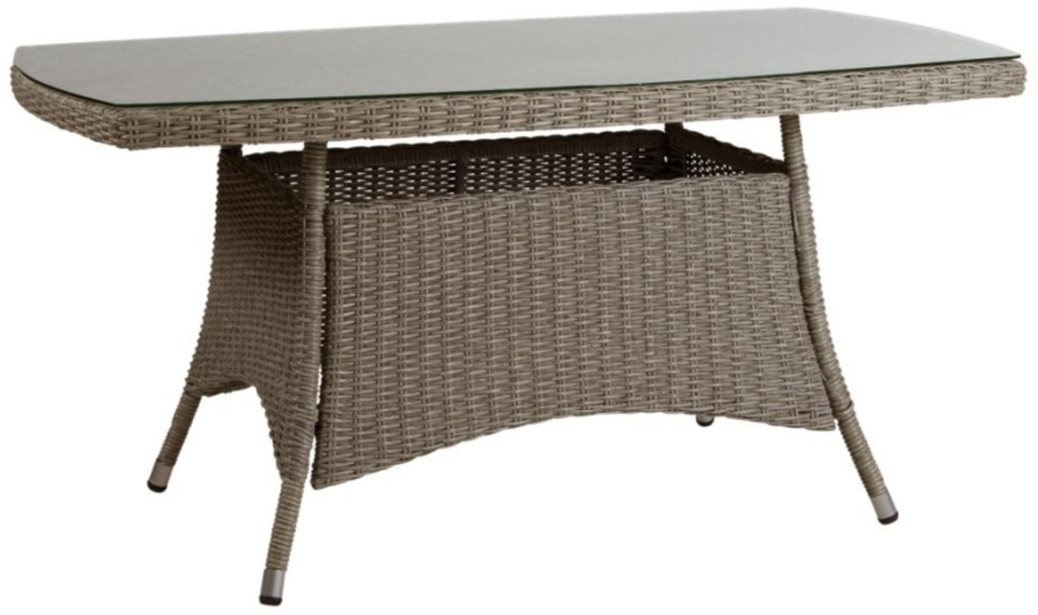 Gartentisch Ashfield 140x80 cm, Beige Bild 1