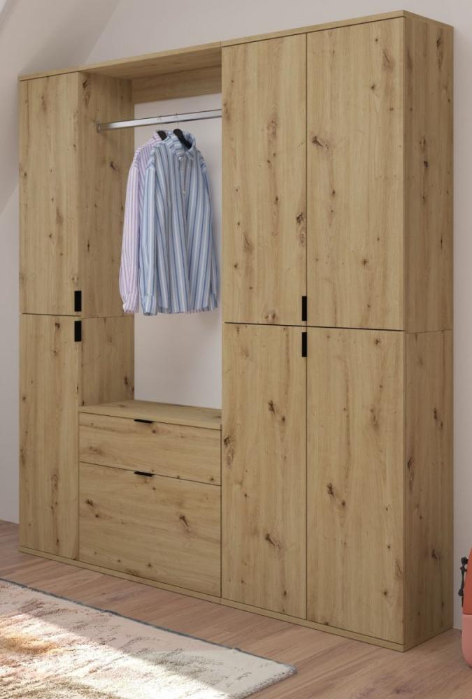 Garderobe Line-Up in Eiche 152 x 193 cm Bild 1