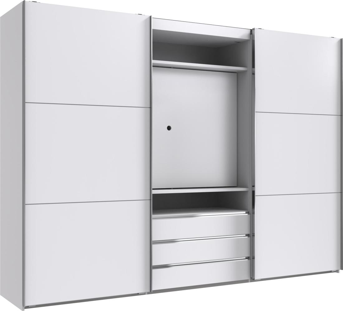 TV-Schrank >MAGIC< in WEISS - 300x216x65cm (BxHxT) Bild 1