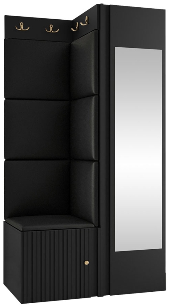 Garderoben-Set Kirtan Slim XXVI (Farbe: Schwarz, Soft 011) Bild 1