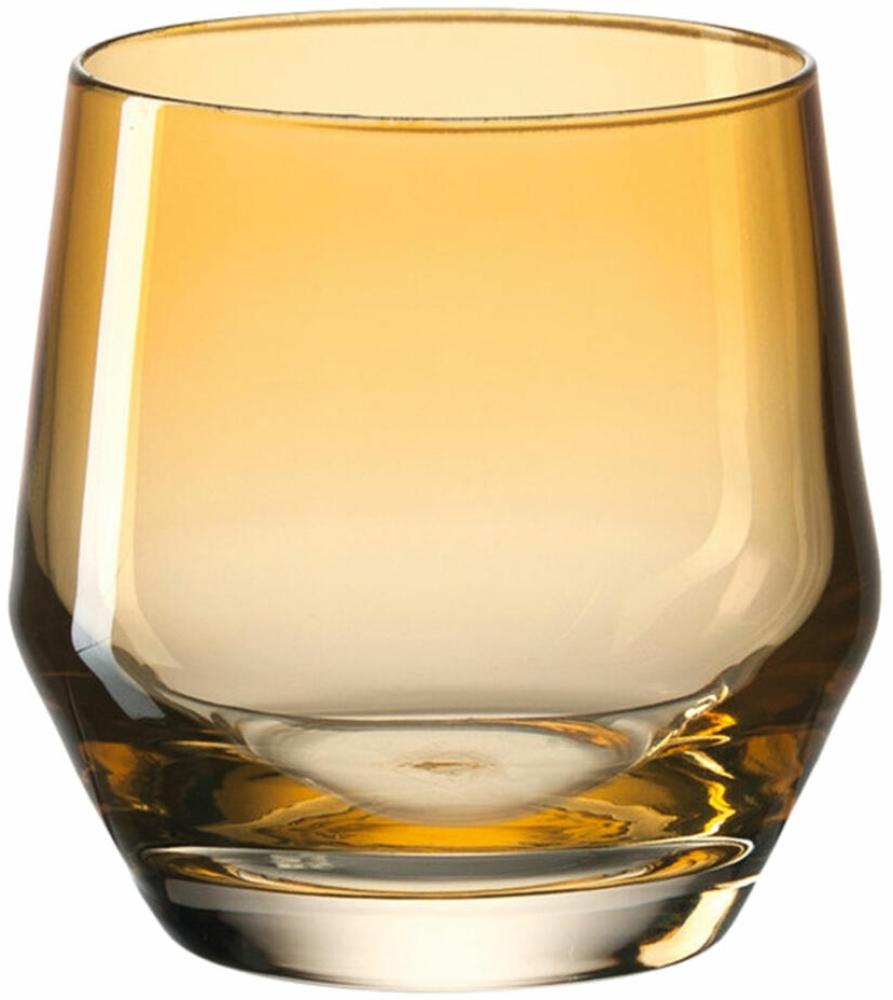 Leonardo Trinkglas PUCCINI, Glas, Trinkgefäß, Wasserglas, Kristallglas, Amber, 240 ml, 028722 Bild 1