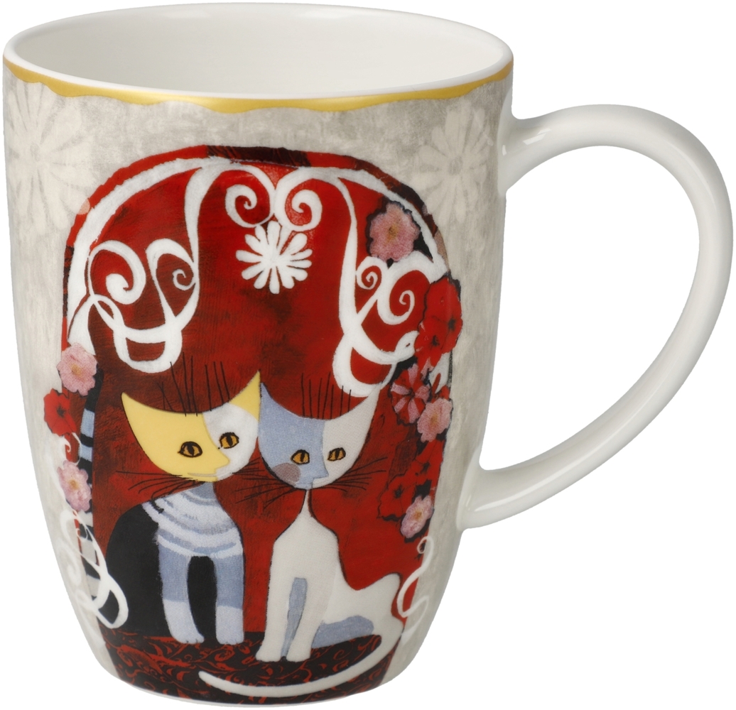 Goebel / R. Wachtmeister -Templi dell' amore,Künstlertasse,12,5cm x 9,0cm x 11,0cm / Fine Bone China / 12,5cm x 9,0cm x 11,0cm Bild 1